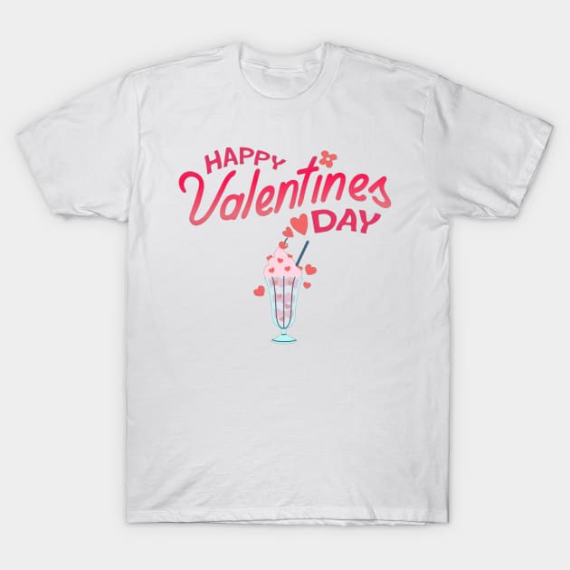 Happy Valentines Day - Icecream! T-Shirt by Trendy-Now